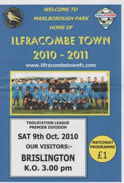 Ilfracombe Town v Brislington 09-Oct-2010
