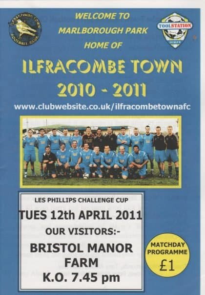 Ilfracombe Town v Bristol Manor Farm 12-Apr-2010