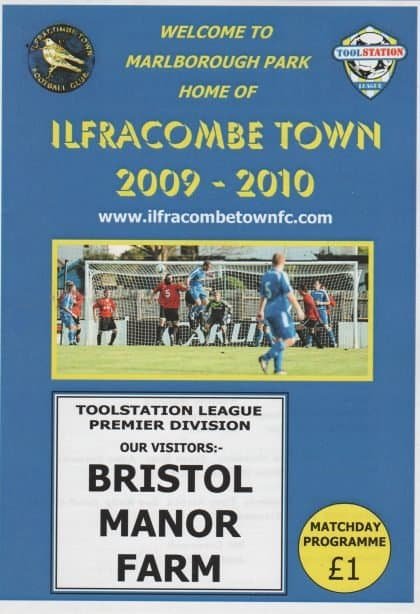 Ilfracombe Town v Bristol Manor Farm  21-Nov-2009