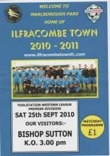 Ilfracombe Town v Bishop Sutton  25-Sep-2010