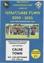 Ilfracombe Town v Calne Town 12-Sep-2009
