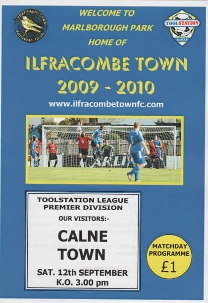 Ilfracombe Town v Calne Town 12-Sep-2009