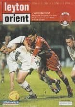 Leyton Orient v Cambridge United 01-Jan-2003