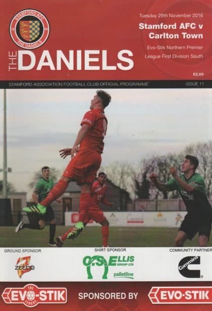 Stamford v Carlton Town 29-Nov-2016