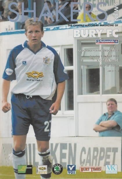 Bury v Carlisle United 12-Apr-2003