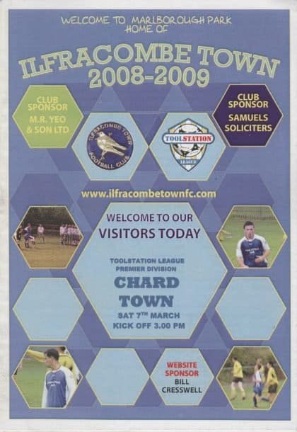 Ilfracombe Town v Chard Town 07-Mar-2009