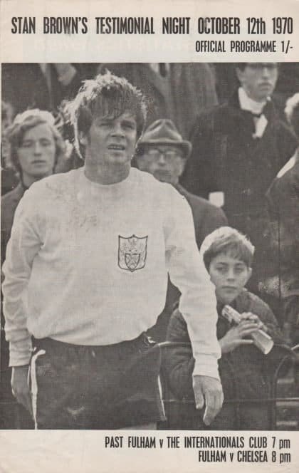 Fulham XI v Chelsea XI  12-Oct-1970