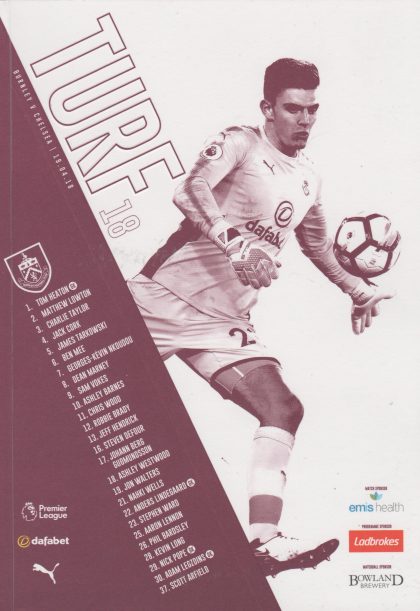 Burnley v Chelsea 18-Apr-2018