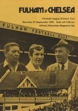 Fulham v Chelsea 27-Sep-1975