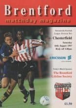 Brentford v Chesterfield 16-Aug-1997