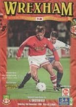 Wrexham v Chesterfield 02-Nov-1996