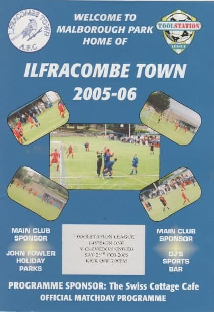 Ilfracombe Town v Clevedon United  25-Feb-2006