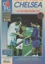 Chelsea v Club Brugge 14-Mar-1995