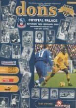 Wimbledon v Crystal Palace 16-Feb-2002