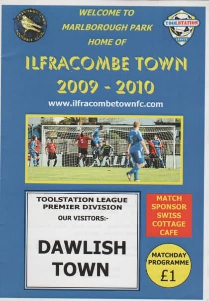 Ilfracombe Town v Dawlish Town 03-Nov-2009