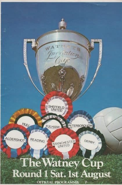 Fulham v Derby County 01-Aug-1970