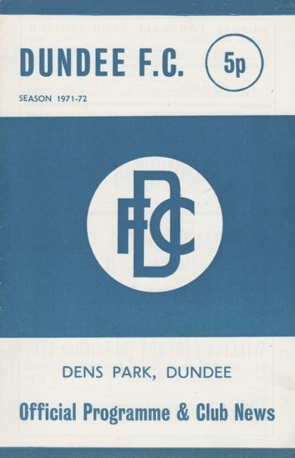 Dundee v Dunfermline Athletic  01-Apr-1972