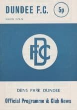Dundee v Dunfermline Athletic  10-Oct-1973