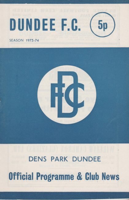 Dundee v Dunfermline Athletic  10-Oct-1973