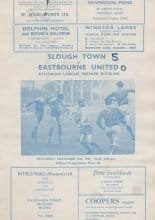 Slough Town v Eastbourne United 20-Dec-1969