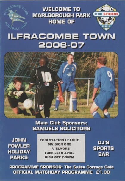 Ilfracombe Town v Elmore  24-Apr-2007