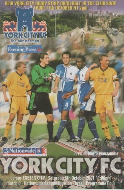 York City v Exeter City 06-Oct-2001