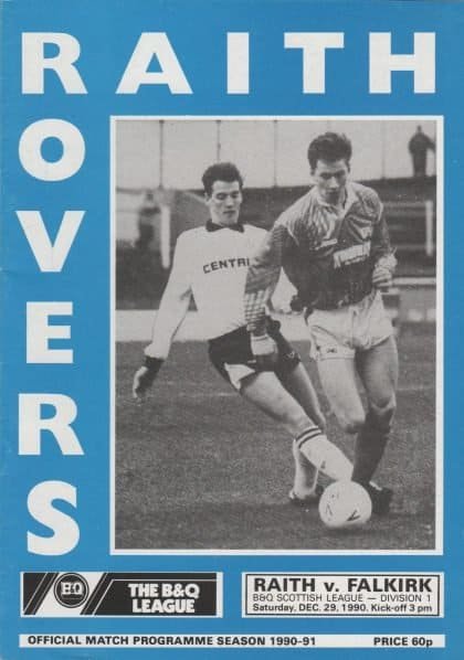 Raith Rovers v Falkirk 29-Dec-1990
