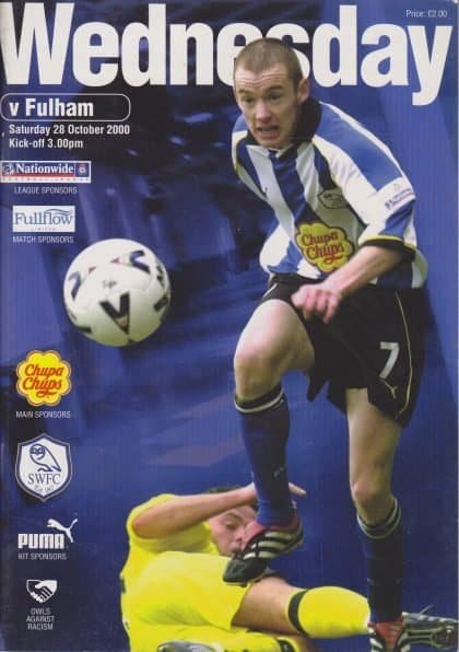 Sheffield Wednesday v Fulham  28-Oct-2000