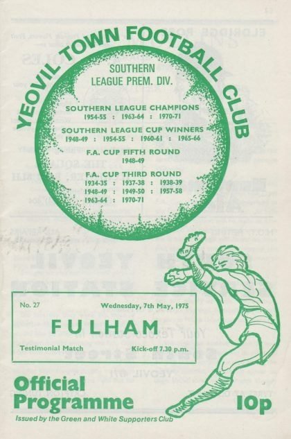 Yeovil Town v Fulham 07-May-1975