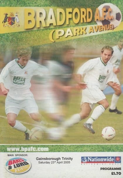 Bradford Park Avenue v Gainsborough Trinity 23-Apr-2005