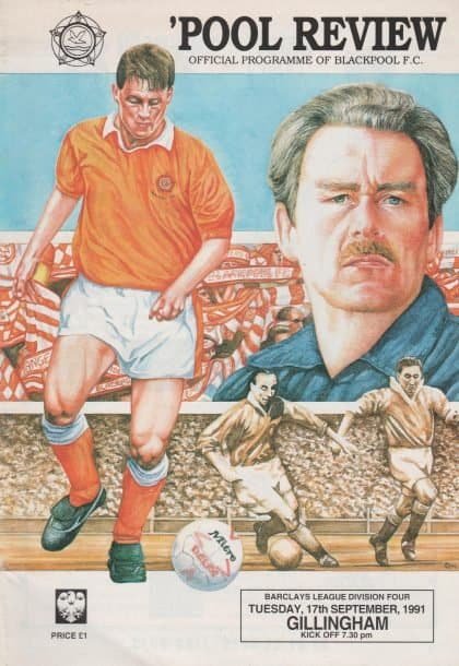 Blackpool v Gillingham 17-Sep-1991