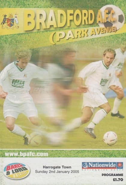 Bradford Park Avenue v Harrogate Town 02-Jan-2005