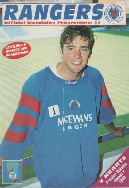 Glasgow Rangers v Heart of Midlothian 07-Aug-1983