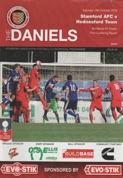 Stamford v Hednesford Town  29-Oct-2016