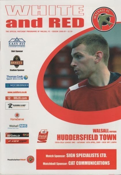 Walsall v Huddersfield Town 18-Apr-2009
