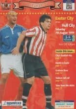 Exeter City v Hull City 07-Aug-1999