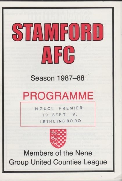 Stamford v Irthlingborough Diamonds  19-Sep-1997