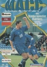 Macclesfield Town v Kidderminster Harriers 07-Apr-2001