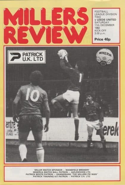Rotherham United v Leeds United  11-Dec-1982
