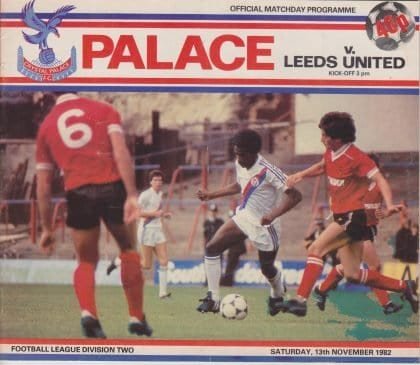 Crystal Palace v Leeds United 13-Nov-1982