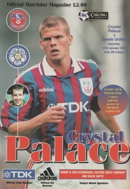 Crystal Palace v Leeds United 31-Jan-1998