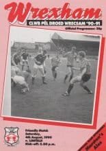 Wrexham v Linfield 04-Aug-1990