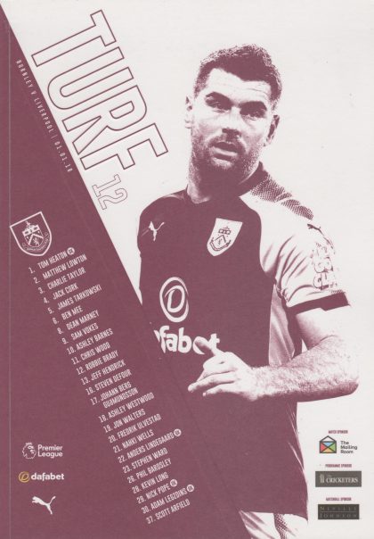 Burnley v Liverpool 01-Jan-2018