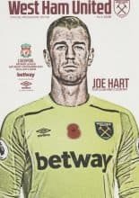 West Ham United v Liverpool 04-Nov-2017