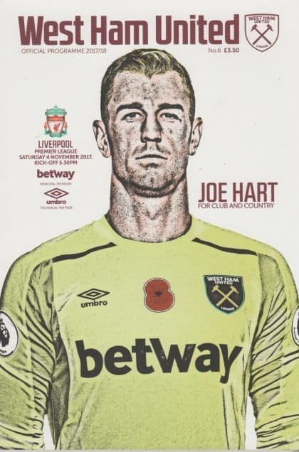 West Ham United v Liverpool 04-Nov-2017