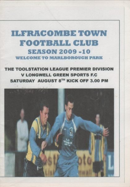 Ilfracombe Town v Longwell Green 08-Aug-2009