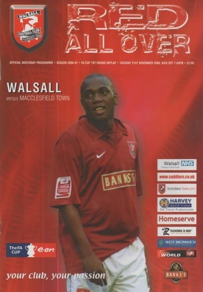 Walsall v Macclesfield Town 21-Nov-2006