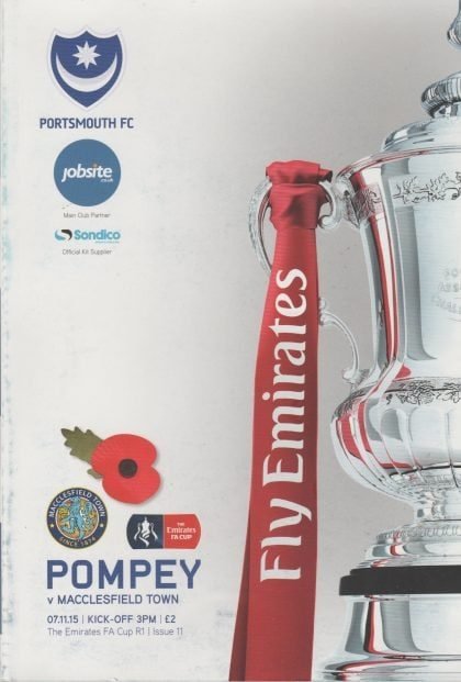 Portsmouth v Macclesfield Town 07-Nov-2015