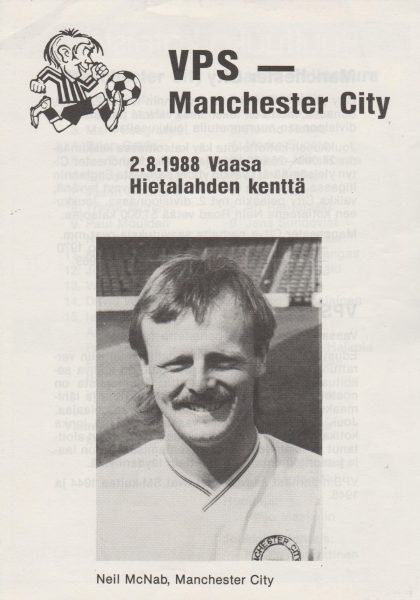 Vaasan Palloseura v Manchester City 02-Aug-1988