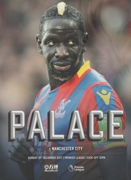 Crystal Palace v Manchester City 31-Dec-2017
